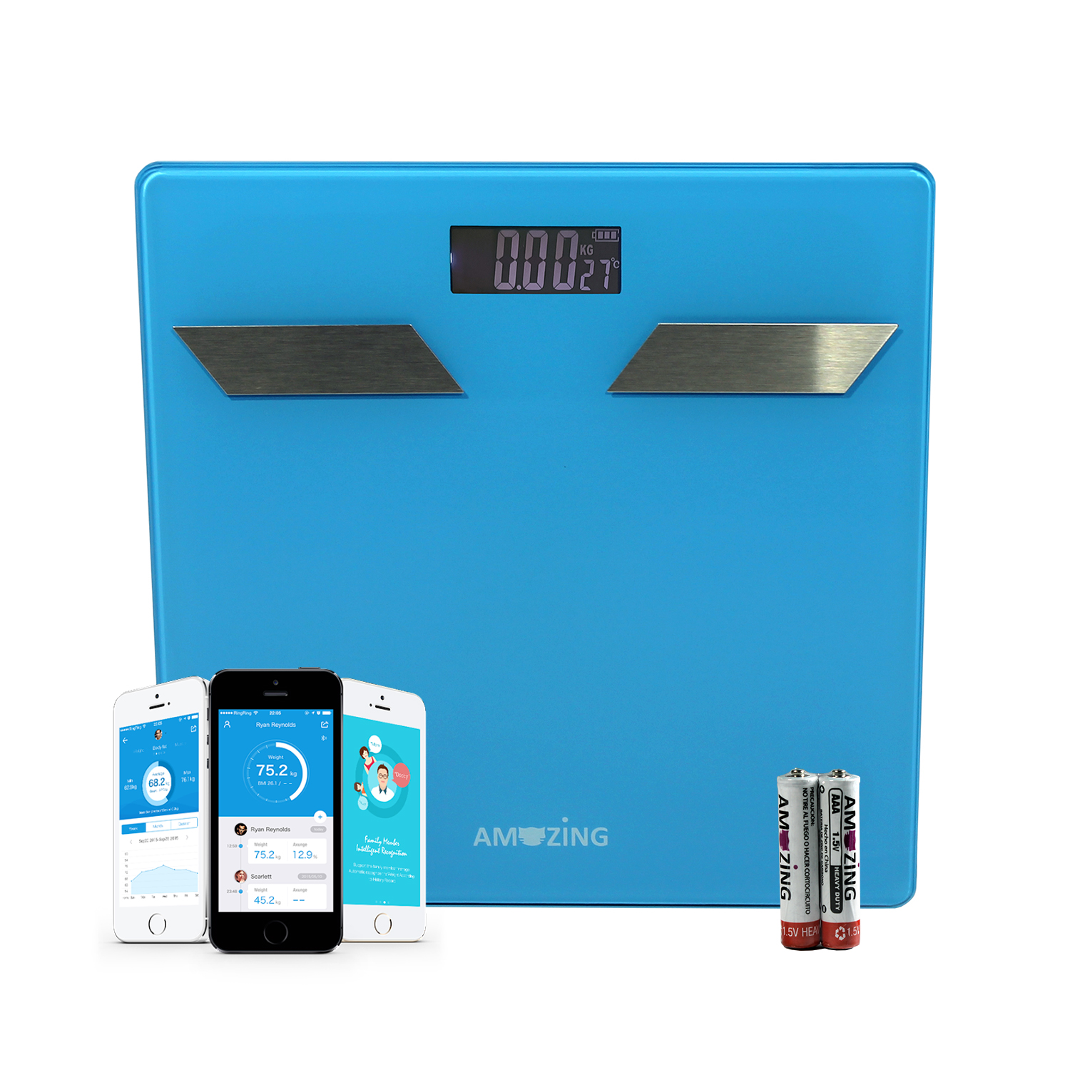 B&aacute;scula digital Ba&ntilde;o Azul