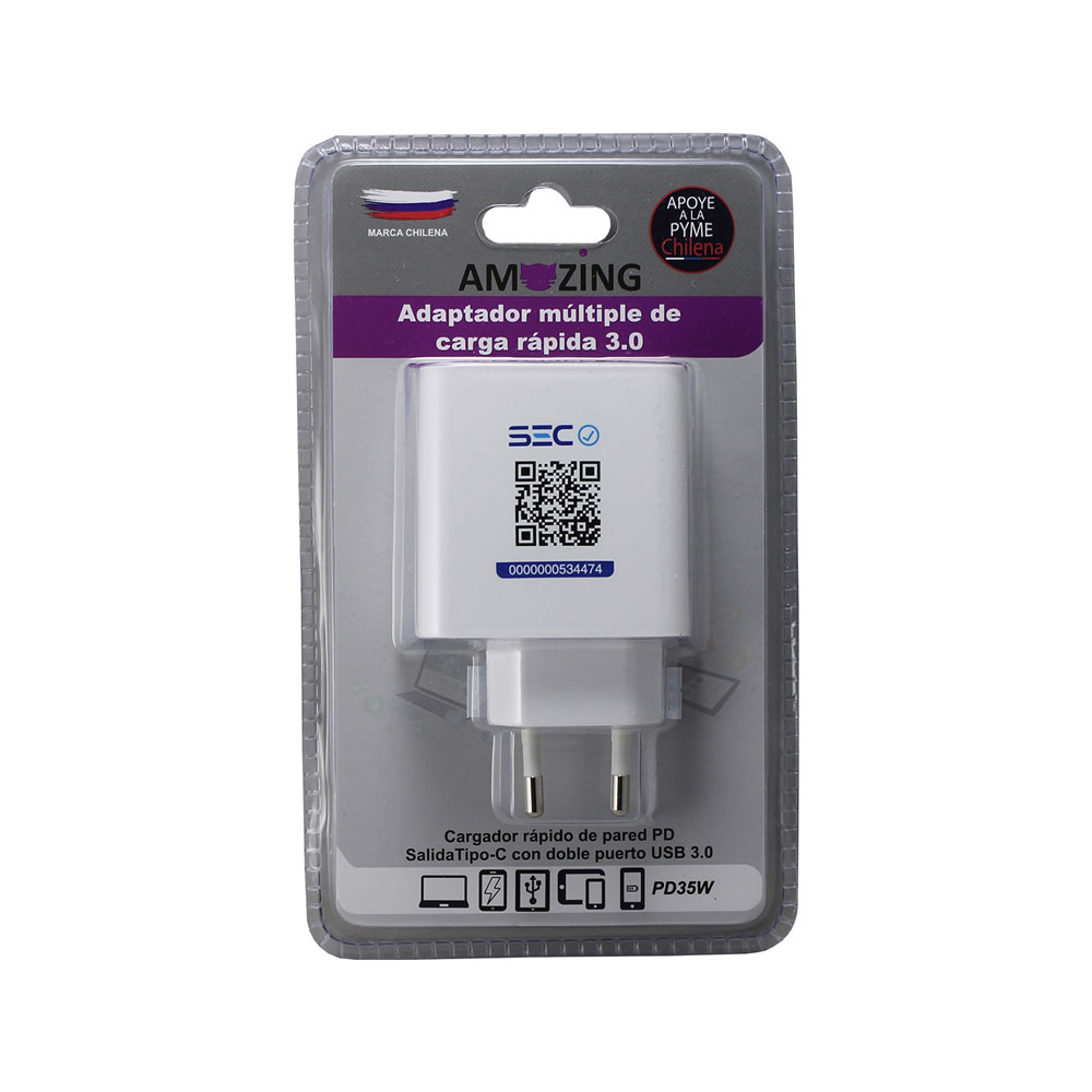 Cargador Pared USB / Tipo C