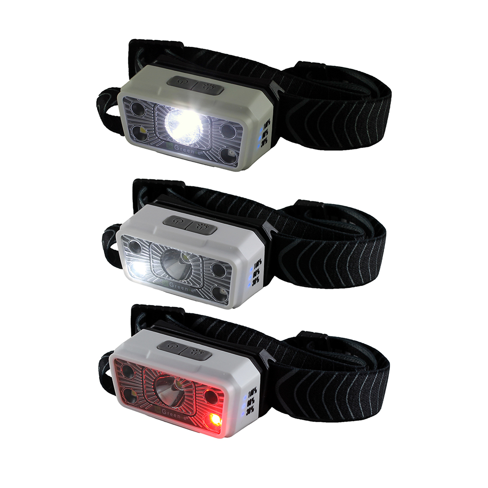 Linterna Led Cintillo Recargable 300 L&uacute;menes
