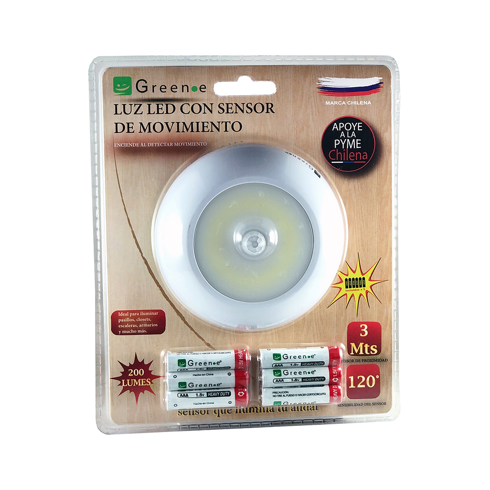 Luz Led Con Sensor de Proximidad y Movimiento