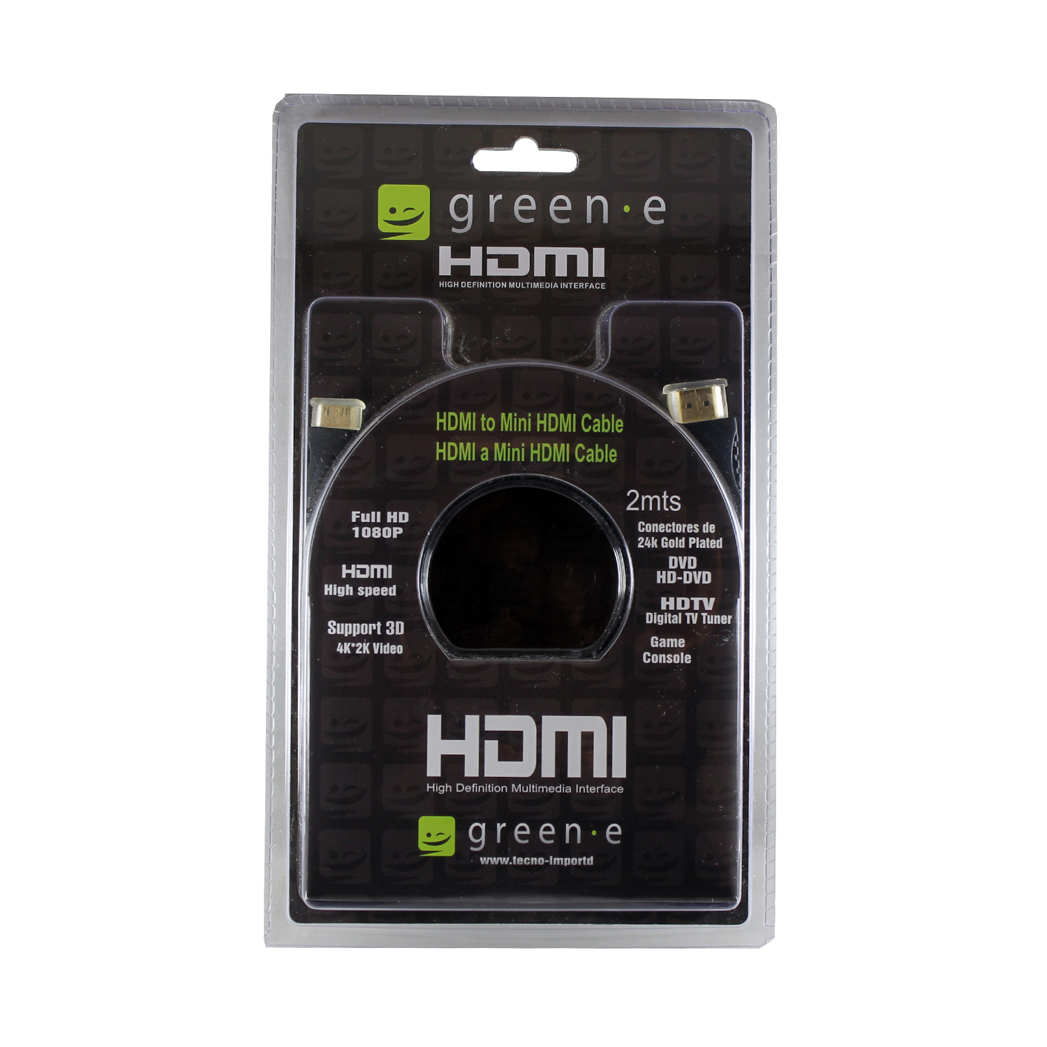 Cable HDMI-MINI HDMI / 2 mts