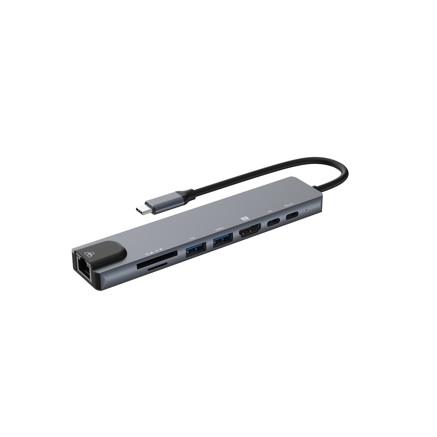 Adaptador Multiple HUB USB Tipo C