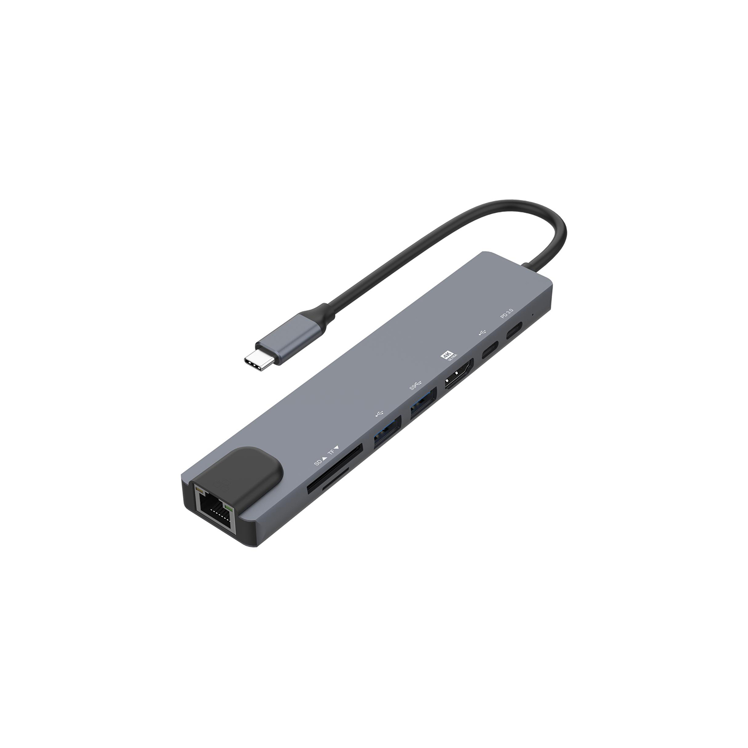 Adaptador Multiple HUB USB Tipo C