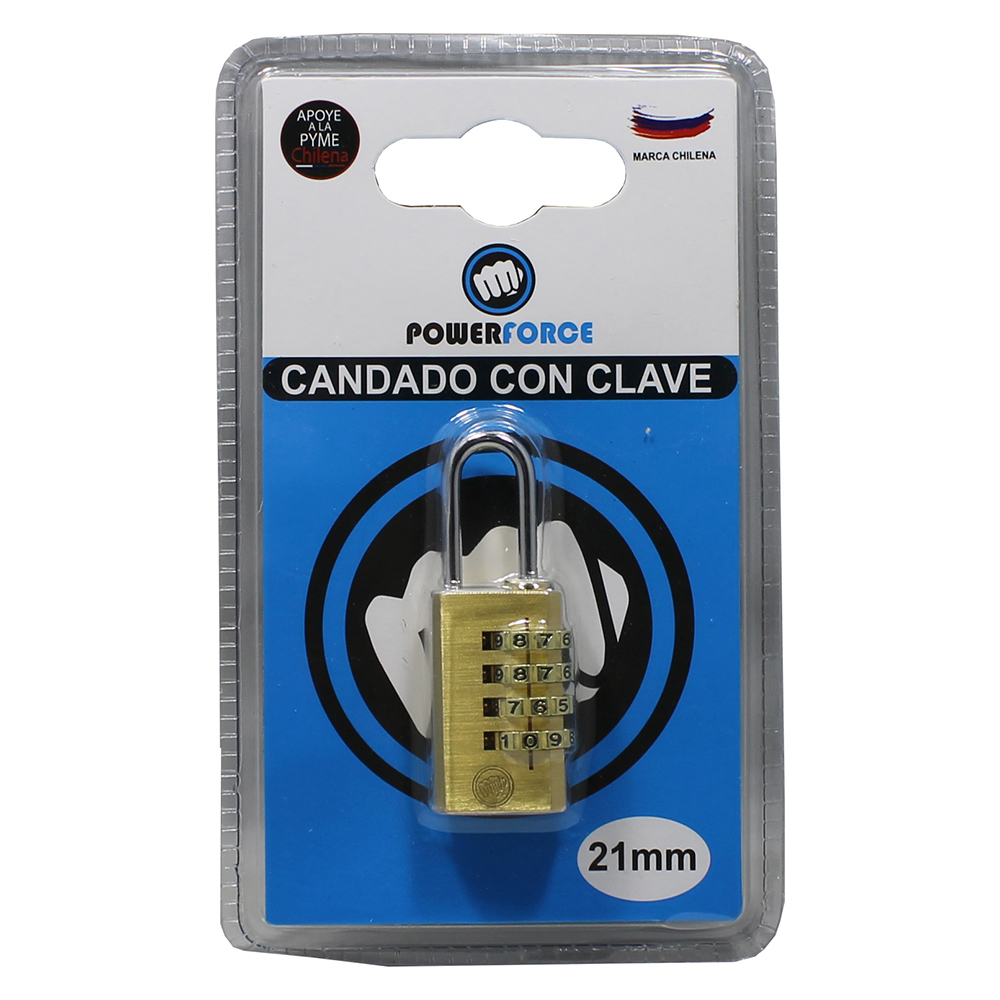 Candado Bronce con clave 21mm