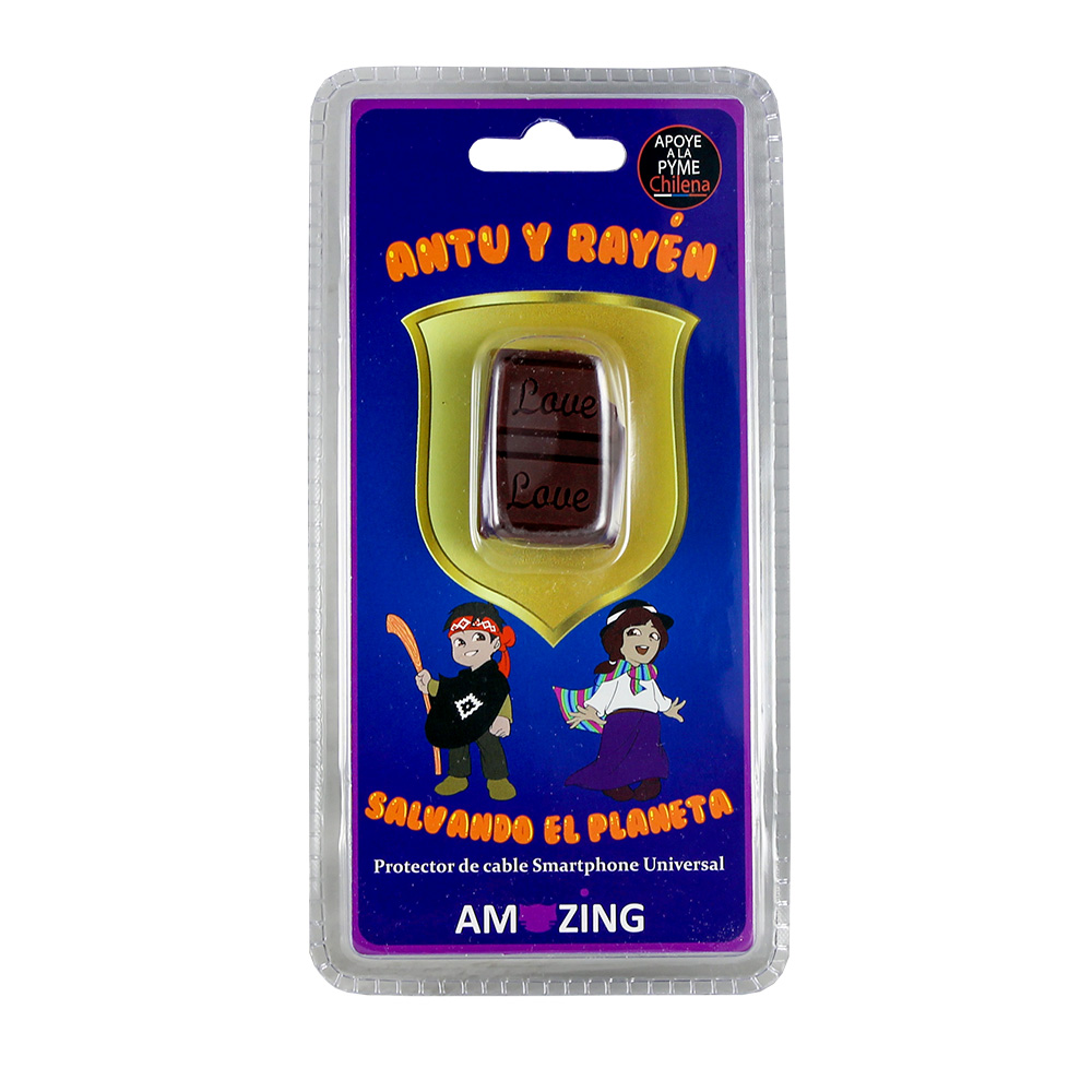 Protector Cable chocolate