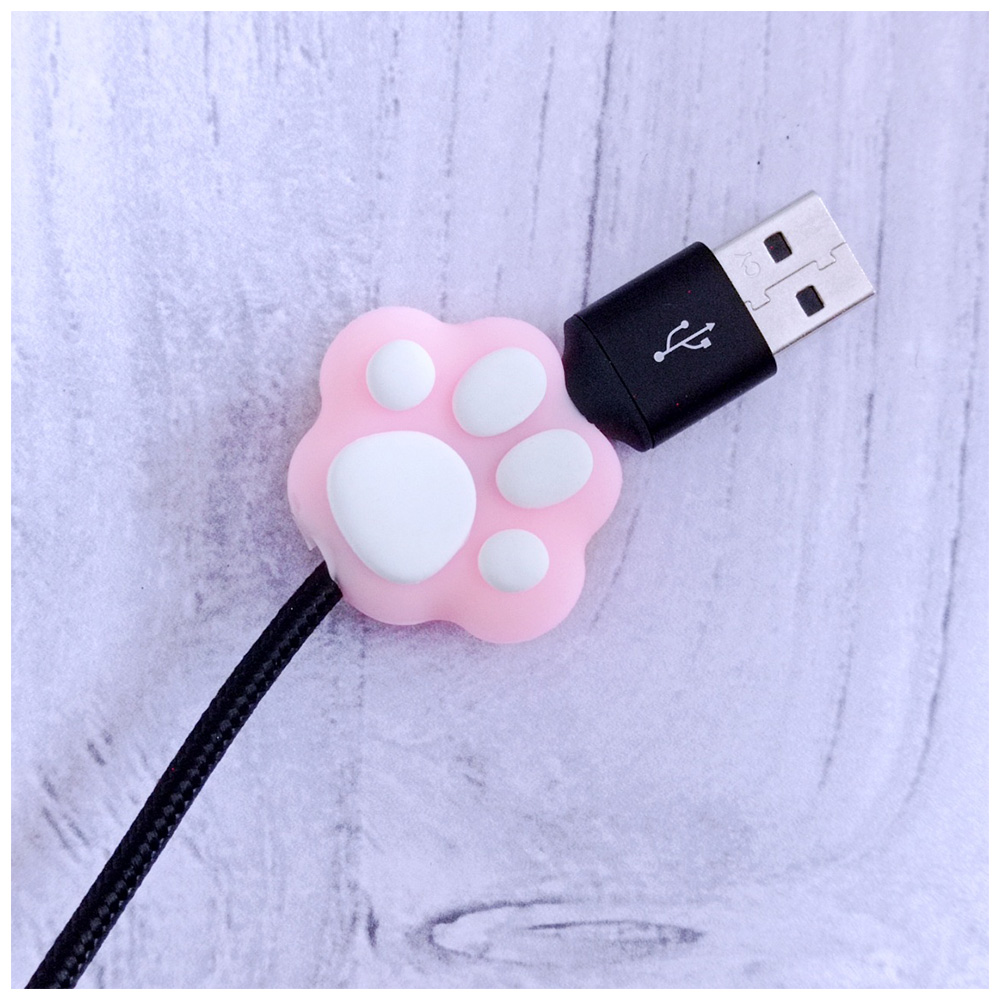 Protector Cable patita rosa