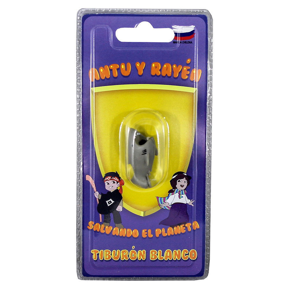 Protector Cable tibur&oacute;n blanco